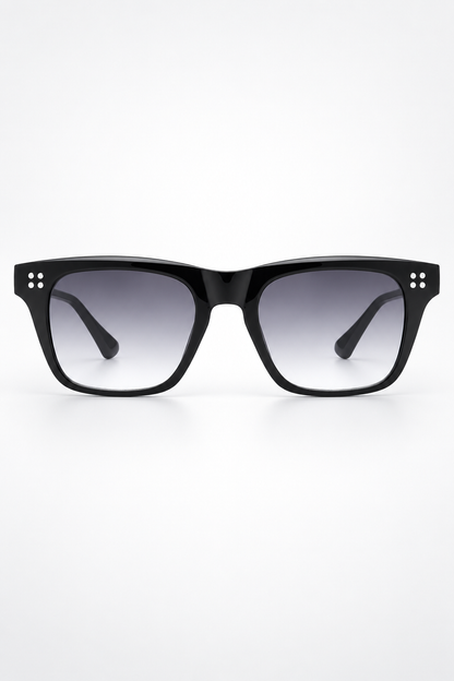 HARLOW SQUARE HORN-RIMMED SUNGLASSES