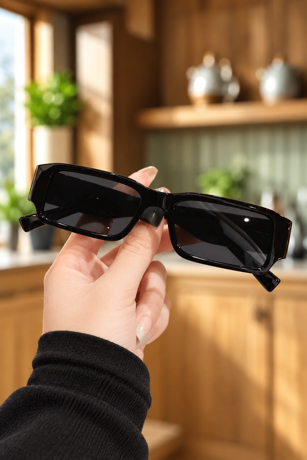 CHARLOTTE SUMMERS RECTANGLE SUNGLASSES